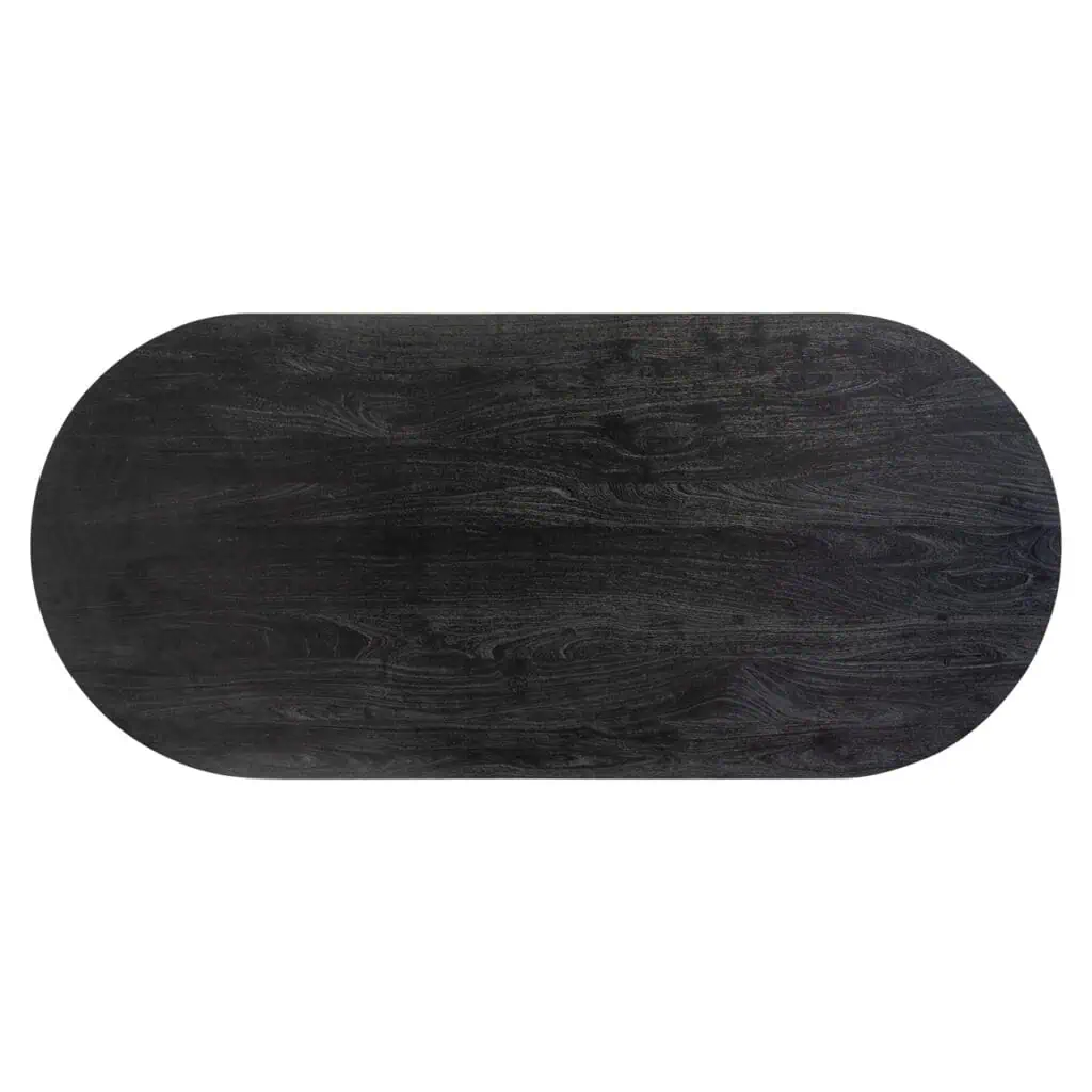 - Eettafel Revelin black/gold 235