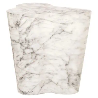 - Outdoor bijzettafel Rockyard white marble look