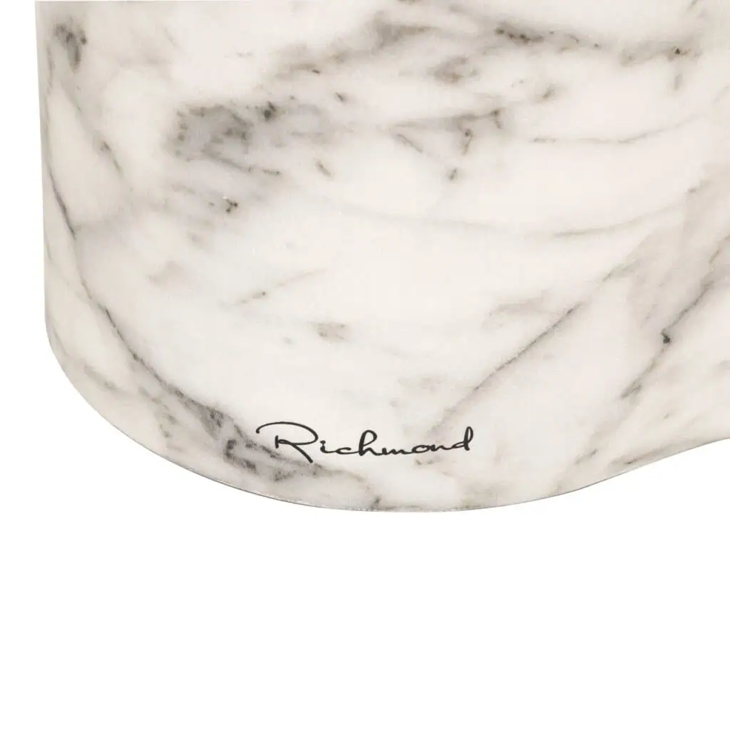 - Outdoor bijzettafel Rockyard white marble look