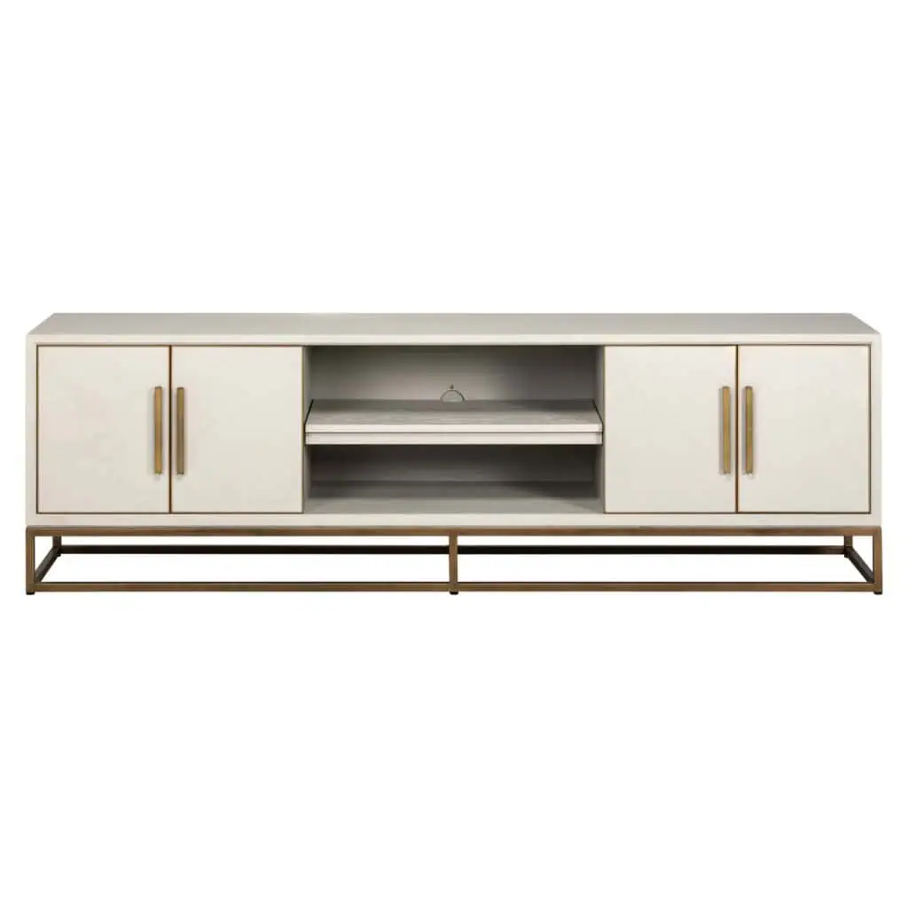 - TV-meubel Whitebone brass verona grey  200