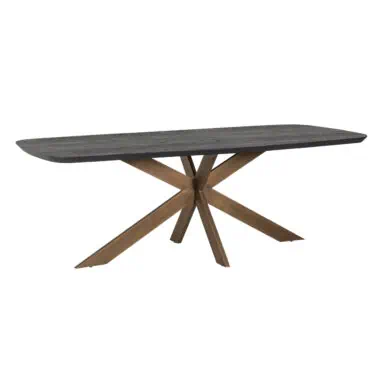 - Eettafel Cambon dark coffee danish oval 230