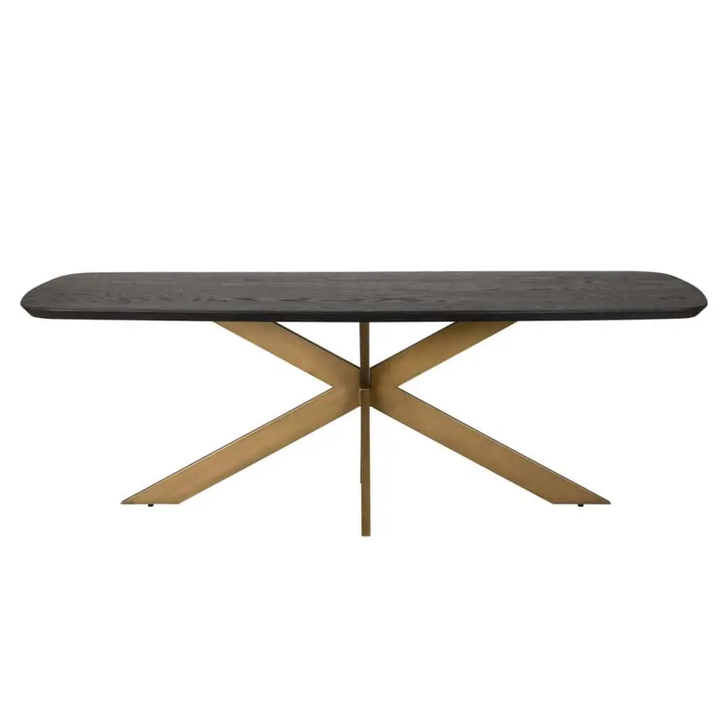- Eettafel Cambon dark coffee danish oval 230