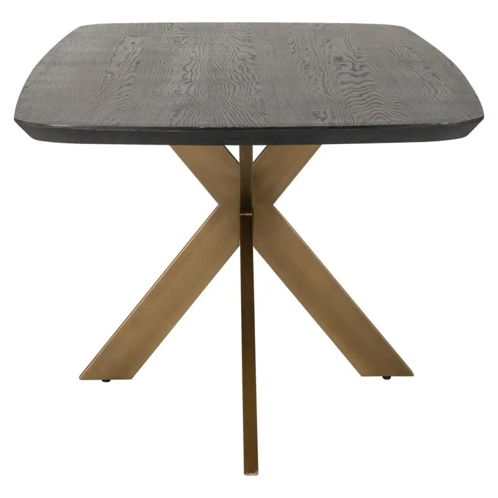 - Eettafel Cambon dark coffee danish oval 280