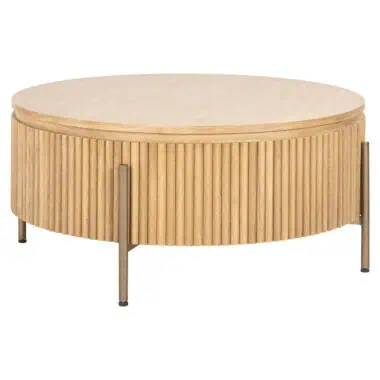 - Salontafel Belfort natural oak 85Ø