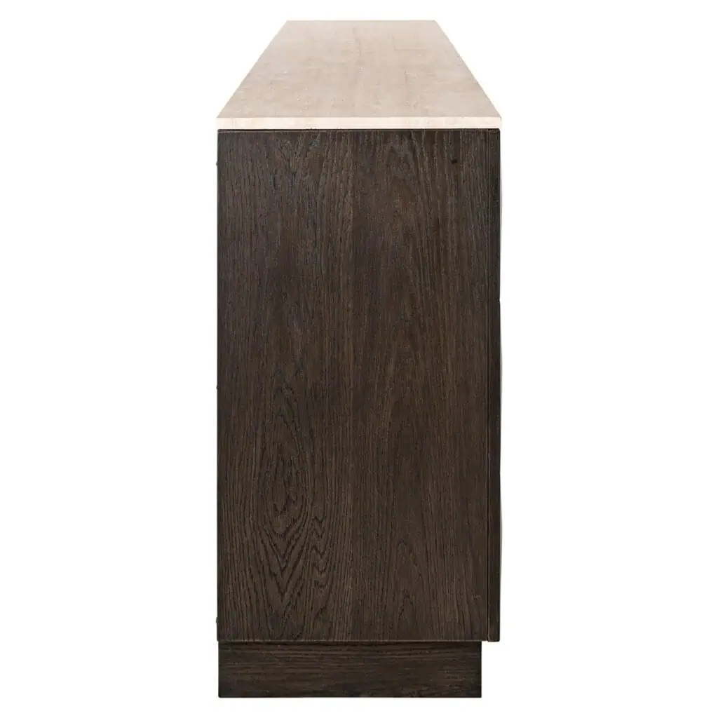 - Dressoir Claremont brown  4-doors 2-shelves