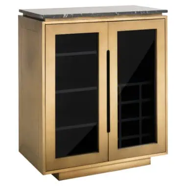 - Dressoir Finsbury black/gold