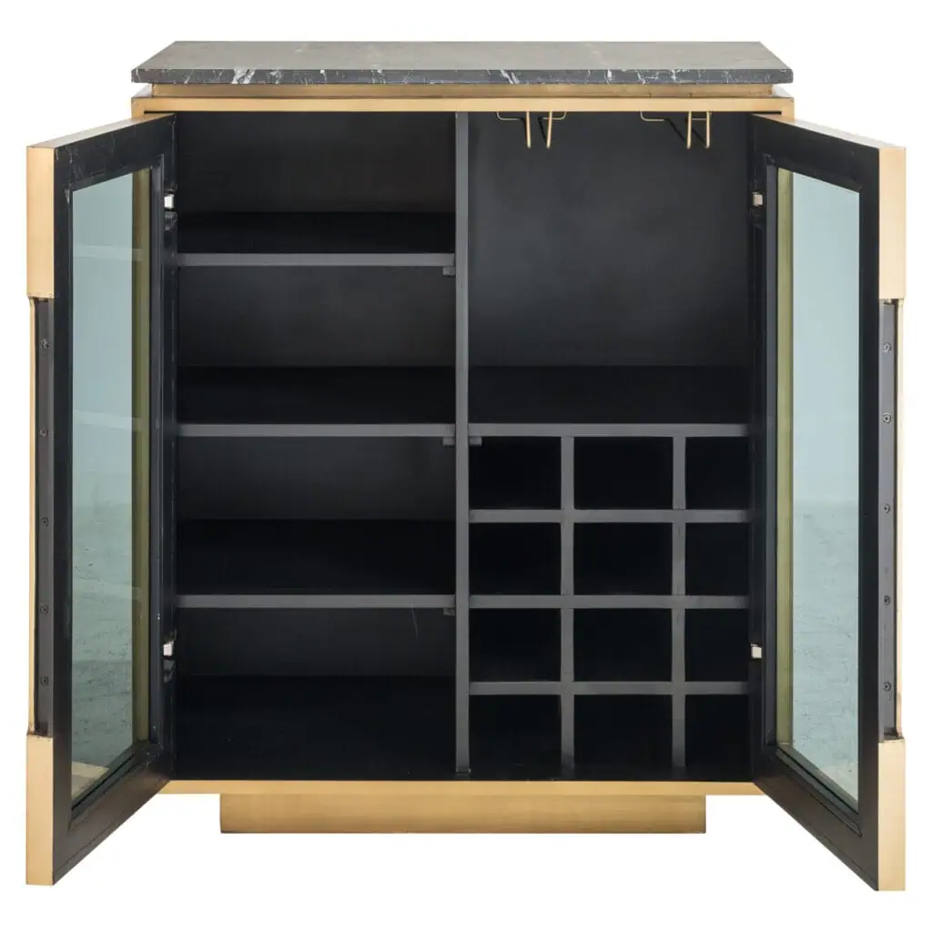 - Dressoir Finsbury black/gold