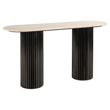 - Console Hampton dark brown