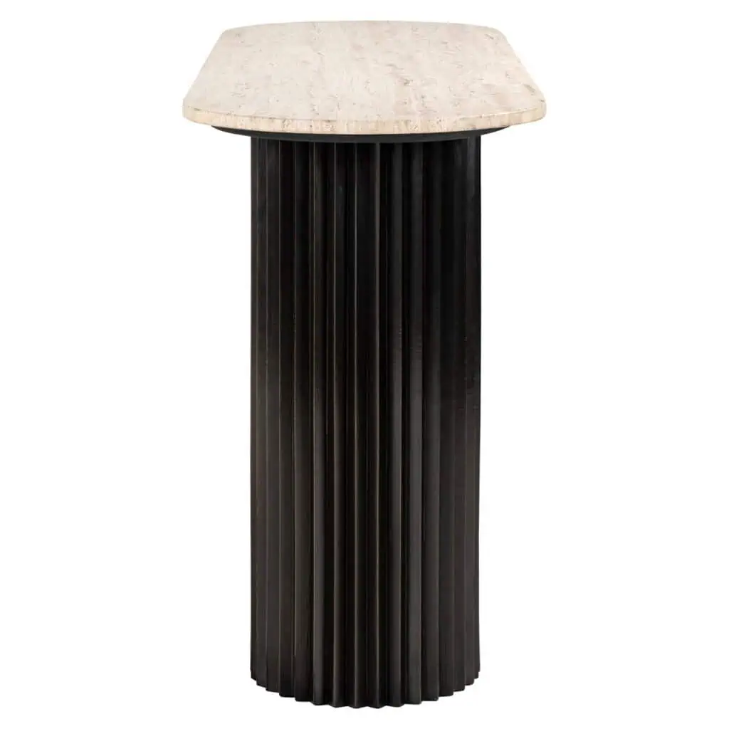 - Console Hampton dark brown