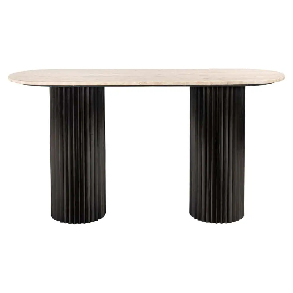- Console Hampton dark brown