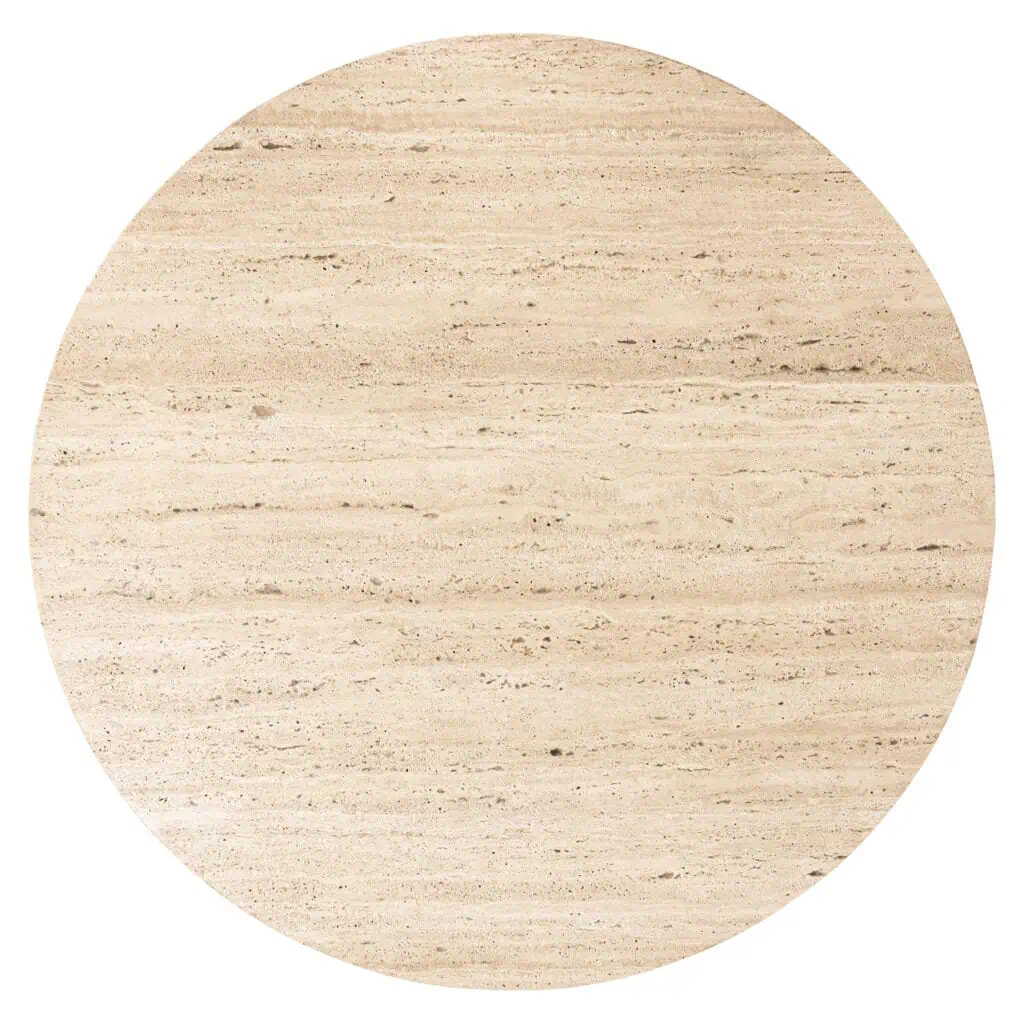 - Salontafel Hampton dark brown 90Ø