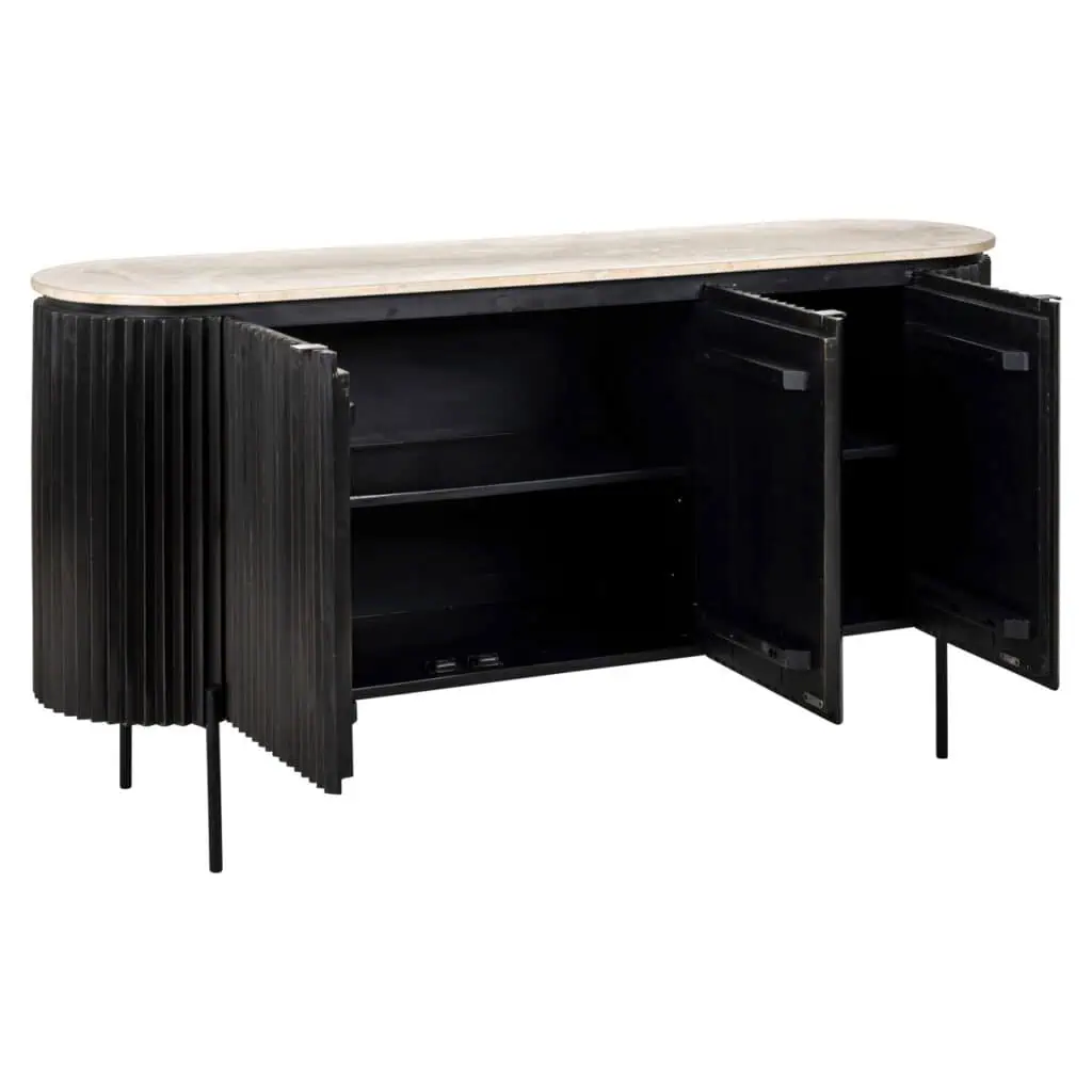 - Dressoir Hampton dark brown