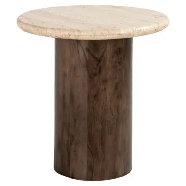 - Bijzettafel Douglas brown 50Ø