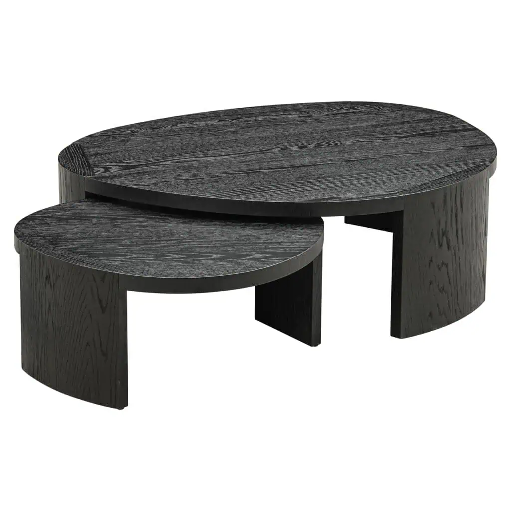 - Salontafel Navarino dark coffee (Set of 2)