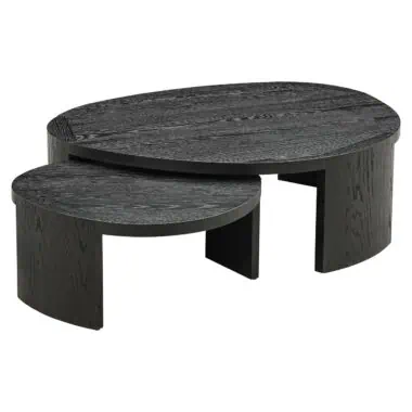 - Salontafel Navarino dark coffee (Set of 2)