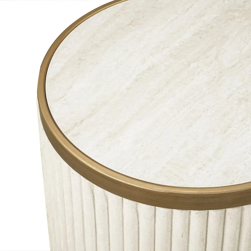 - Bijzettafel Tivoli white (Set of 2)