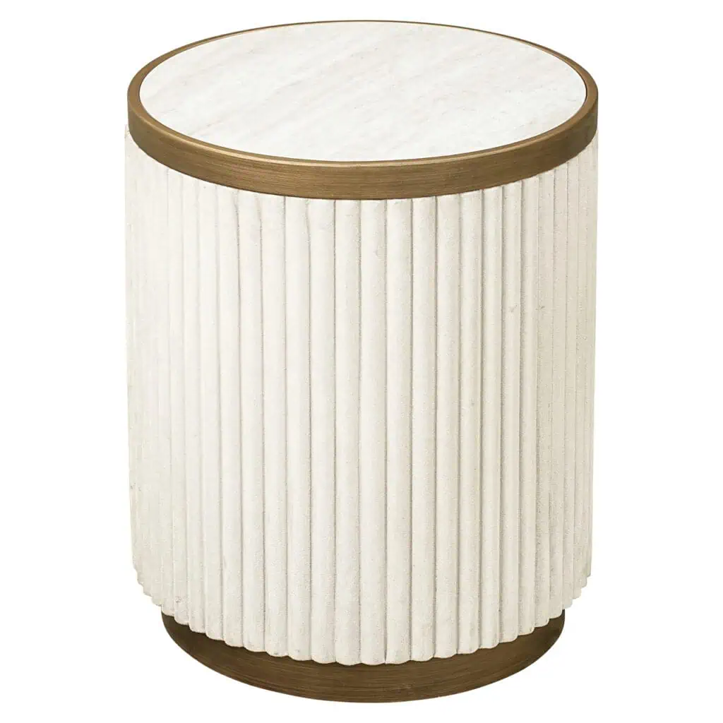 - Bijzettafel Tivoli white (Set of 2)