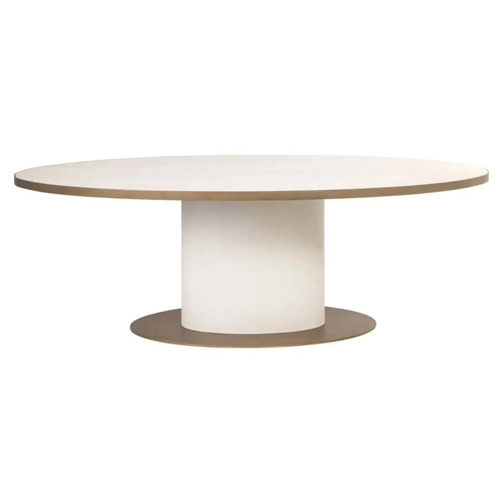 - Eettafel Tivoli white oval 230