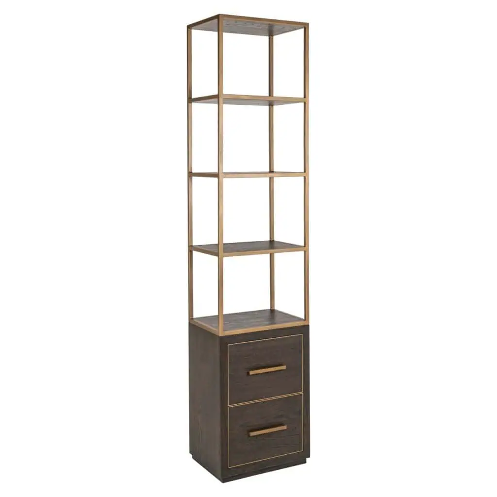 - Wandkast Carter brown small 2-drawers