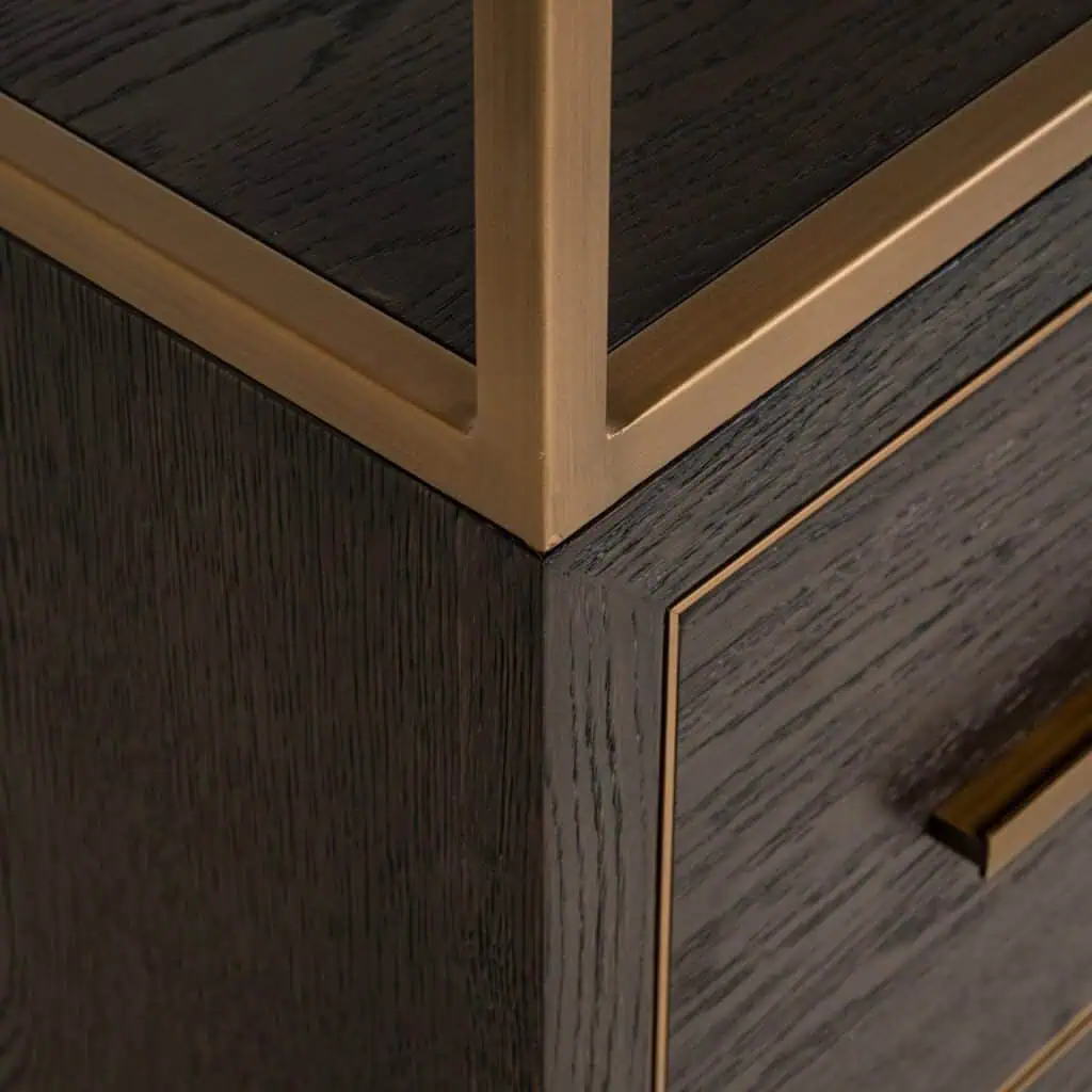 - Wandkast Carter brown small 2-drawers