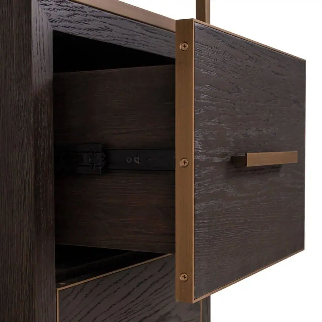- Wandkast Carter brown small 2-drawers