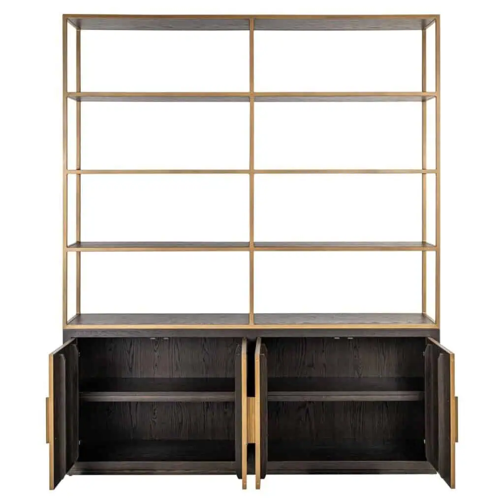 - Wandkast Carter brown large 4-doors