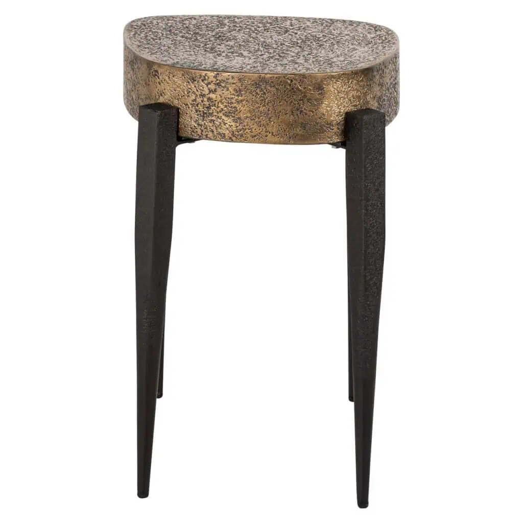 - Bijzettafel Declan black/gold