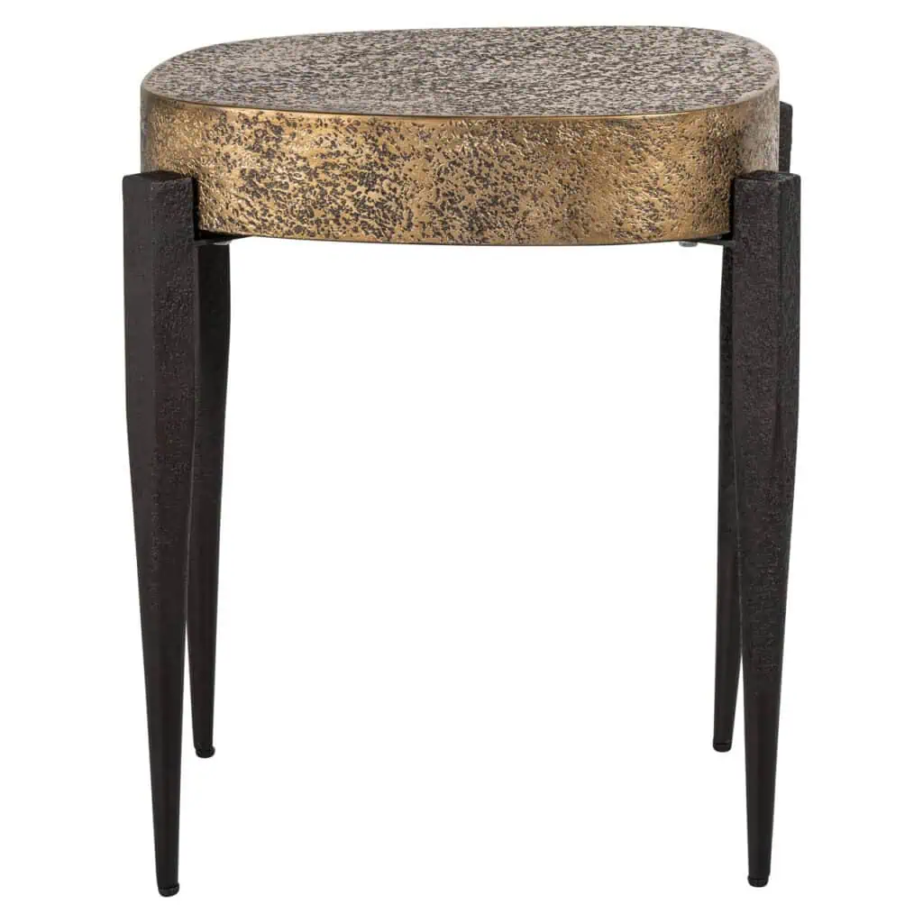 - Bijzettafel Declan black/gold