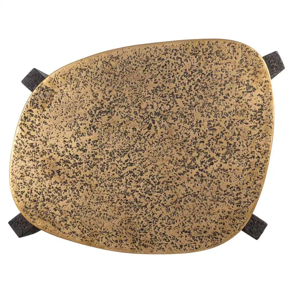 - Bijzettafel Declan black/gold