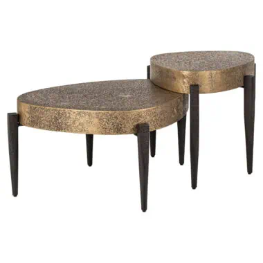 - Salontafel Marquee black/gold (Set of 2)