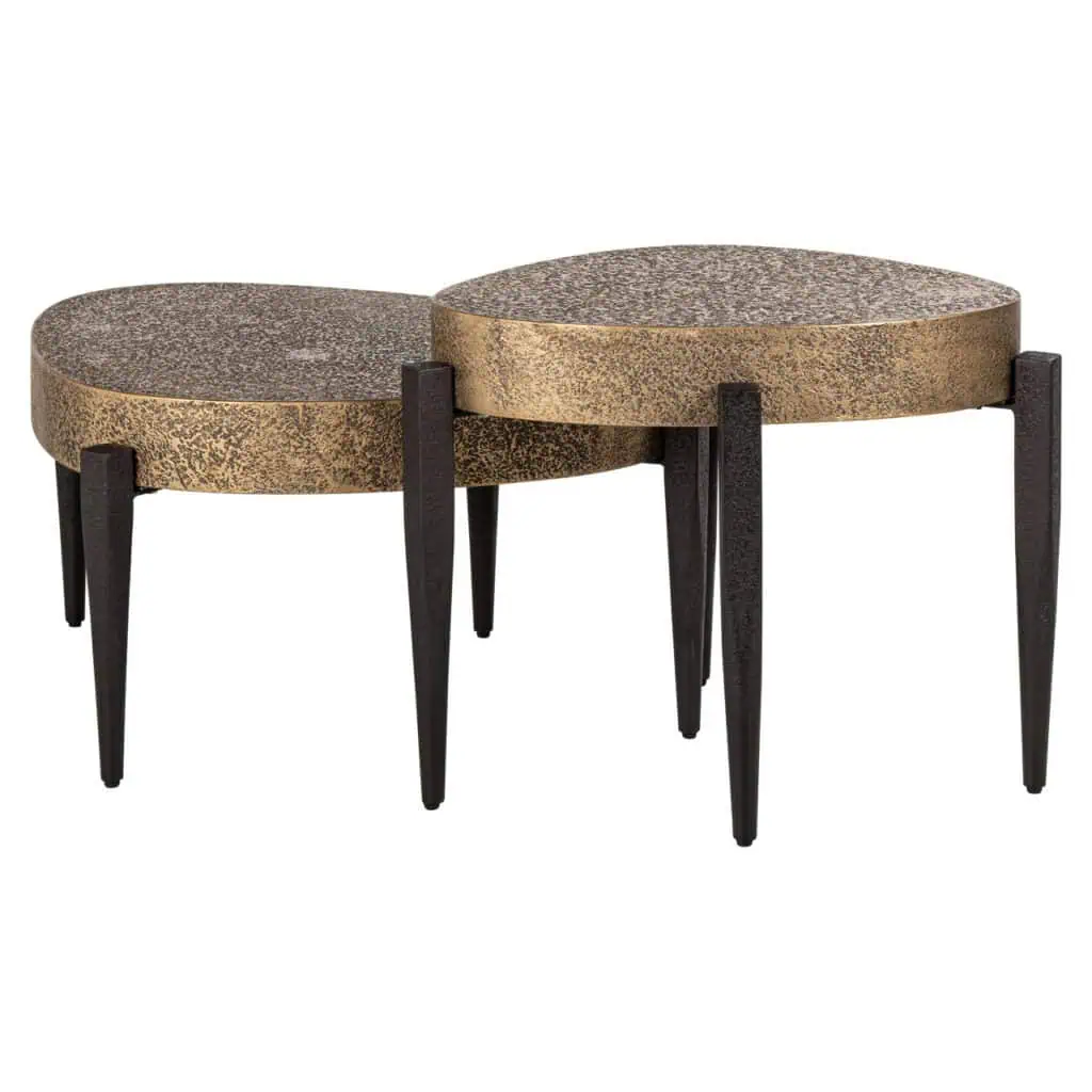 - Salontafel Marquee black/gold (Set of 2)