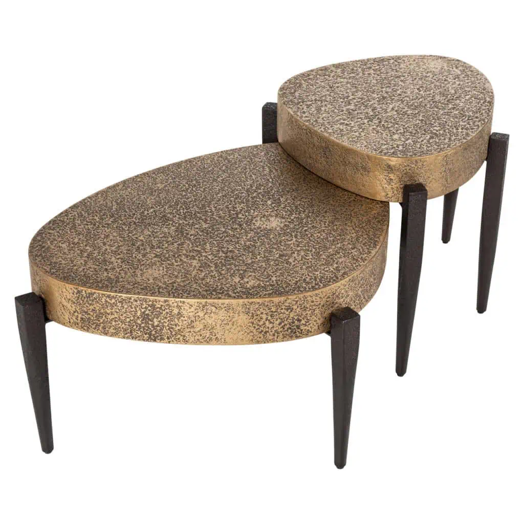 - Salontafel Marquee black/gold (Set of 2)