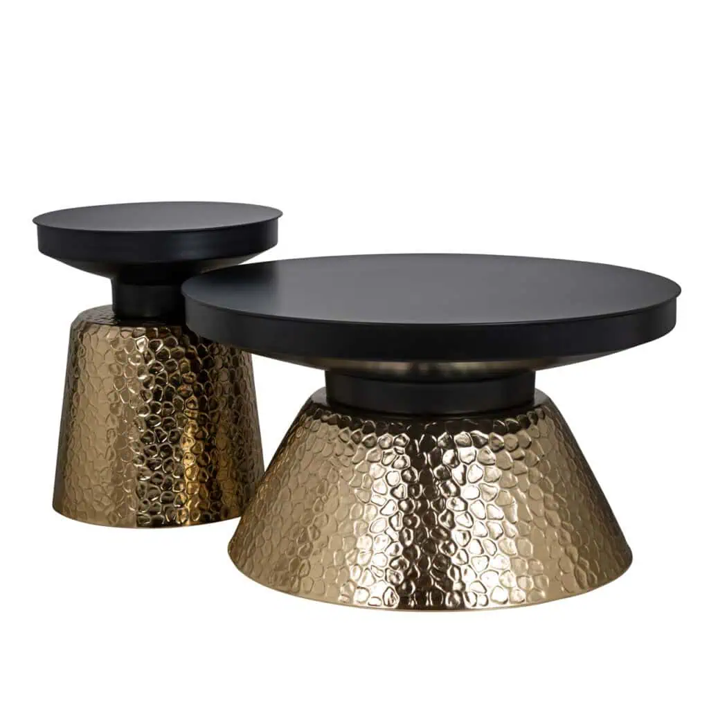 - Bijzettafel Freddie black/gold