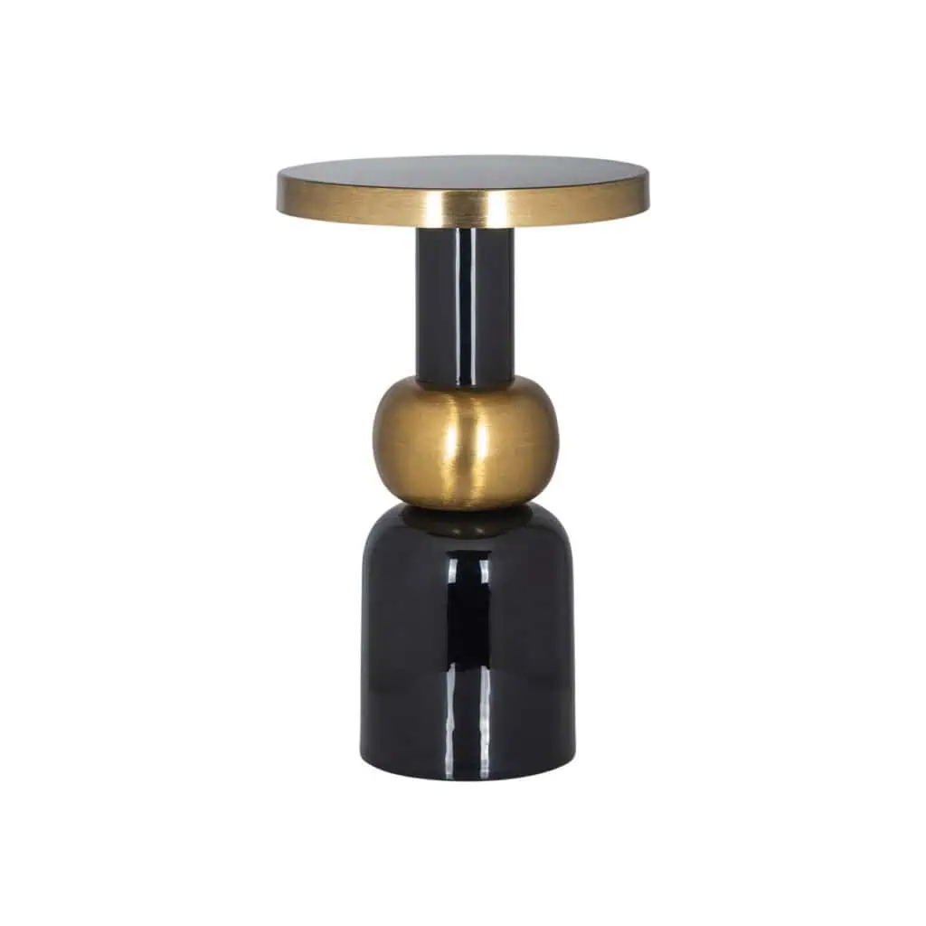 - Bijzettafel Mose black 41Ø