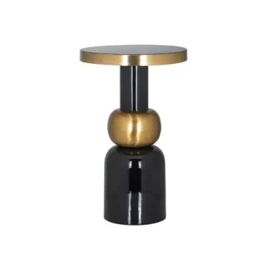 - Bijzettafel Mose black 41Ø