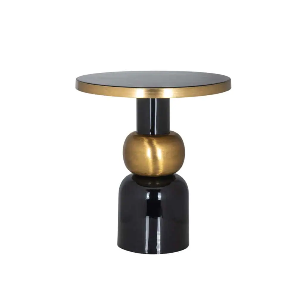 - Bijzettafel Mose black 51Ø