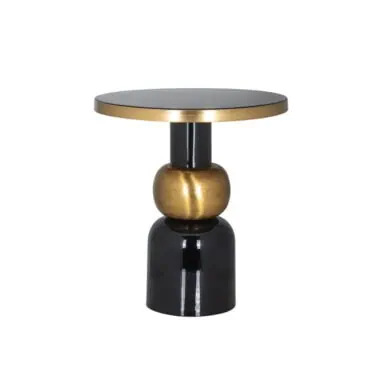- Bijzettafel Mose black 51Ø