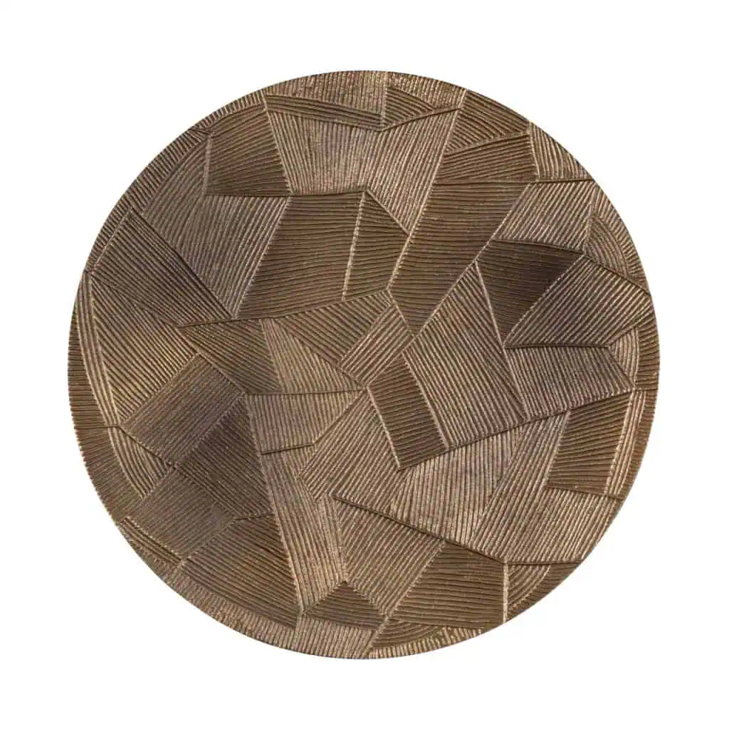 - Bijzettafel Tulum brushed gold (Set of 2)