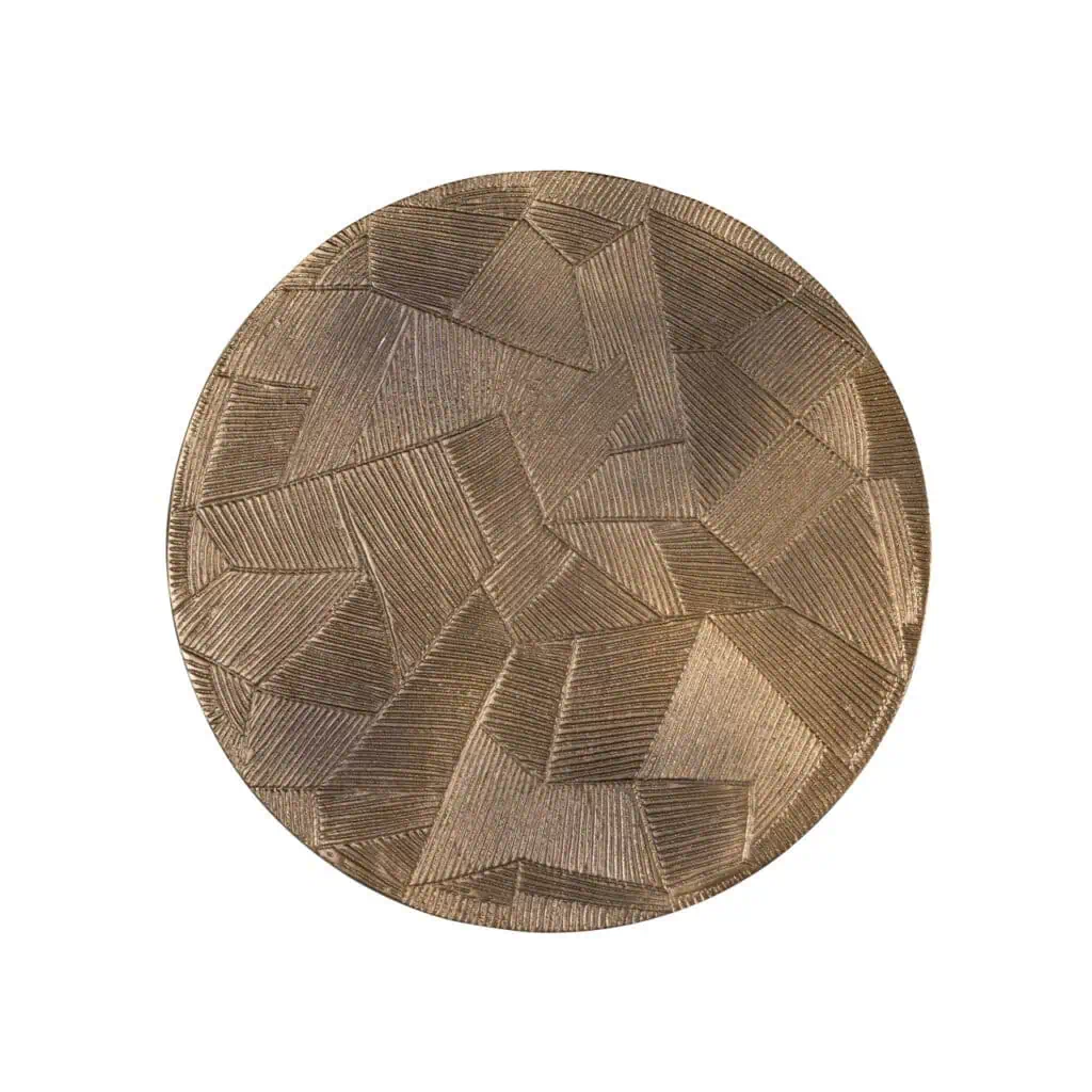 - Bijzettafel Tulum brushed gold (Set of 2)