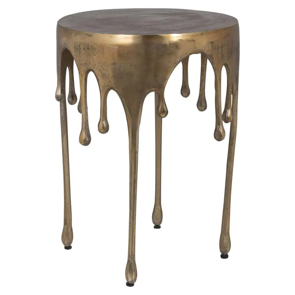 - Bijzettafel Carly brushed gold