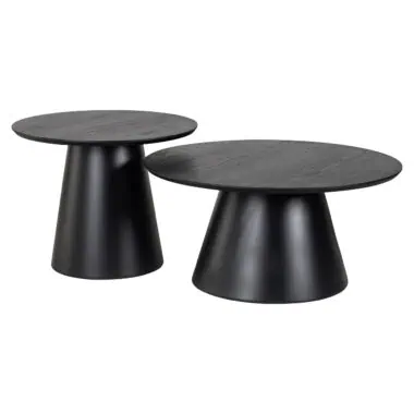 - Salontafel Jazz black (Set of 2)