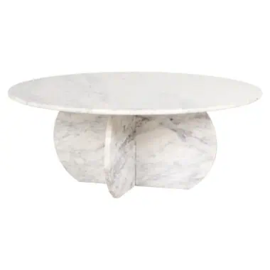 - Salontafel Holmes white 90Ø