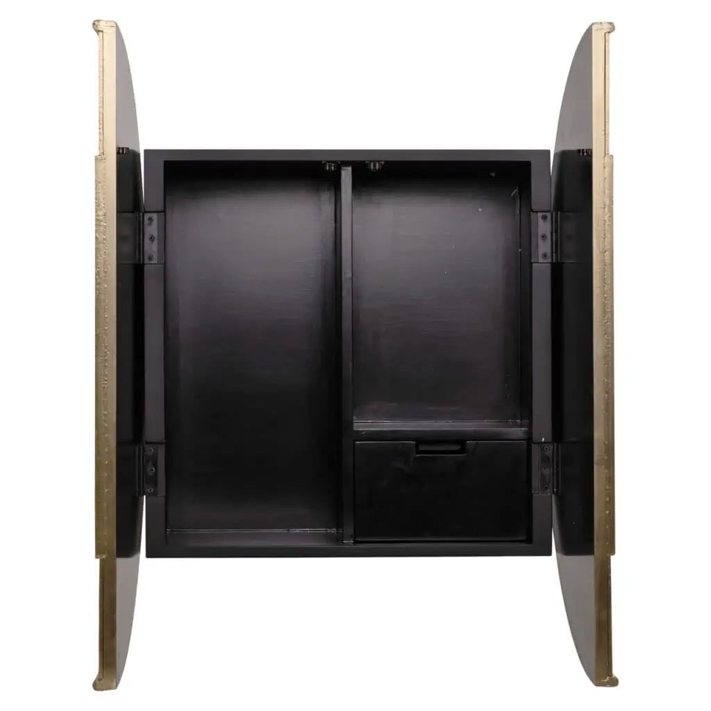 - Opbergkast Bowie black/gold