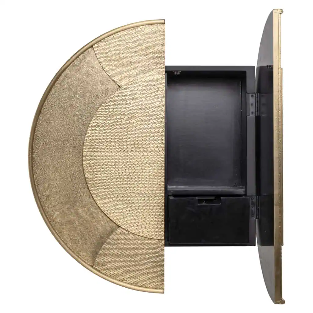 - Opbergkast Bowie black/gold