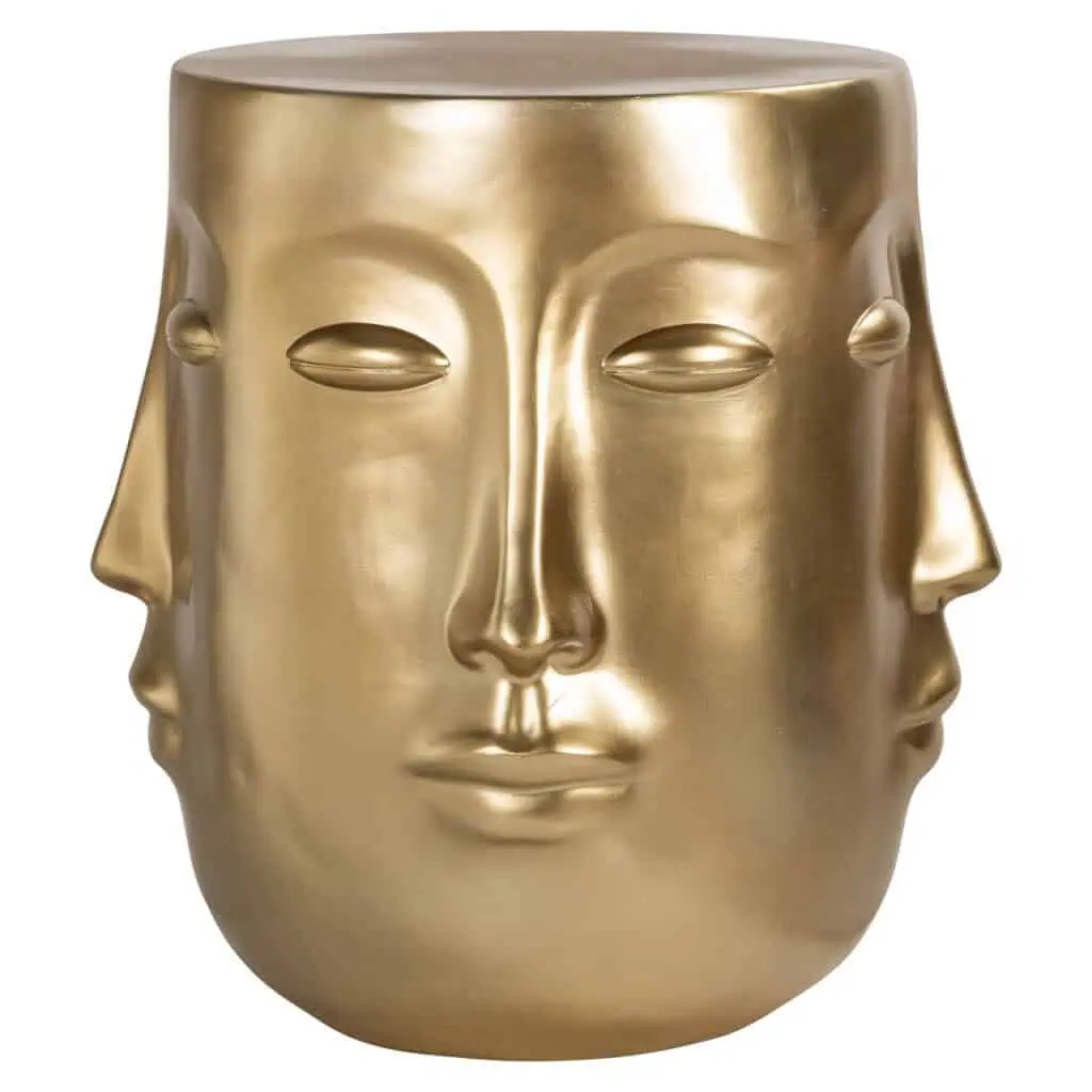 - Bijzettafel Christy gold