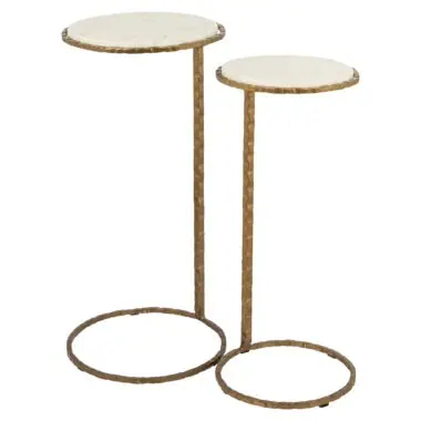 - Bijzettafel Scofield gold (Set of 2)