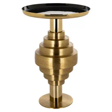 - Bijzettafel Renao black/gold