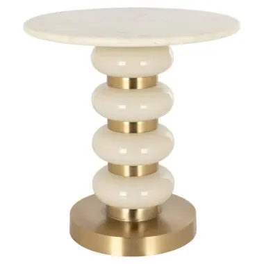- Bijzettafel Boann white