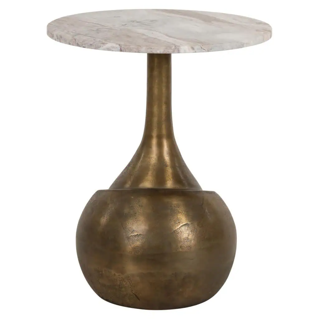 - Bijzettafel Sia brushed gold