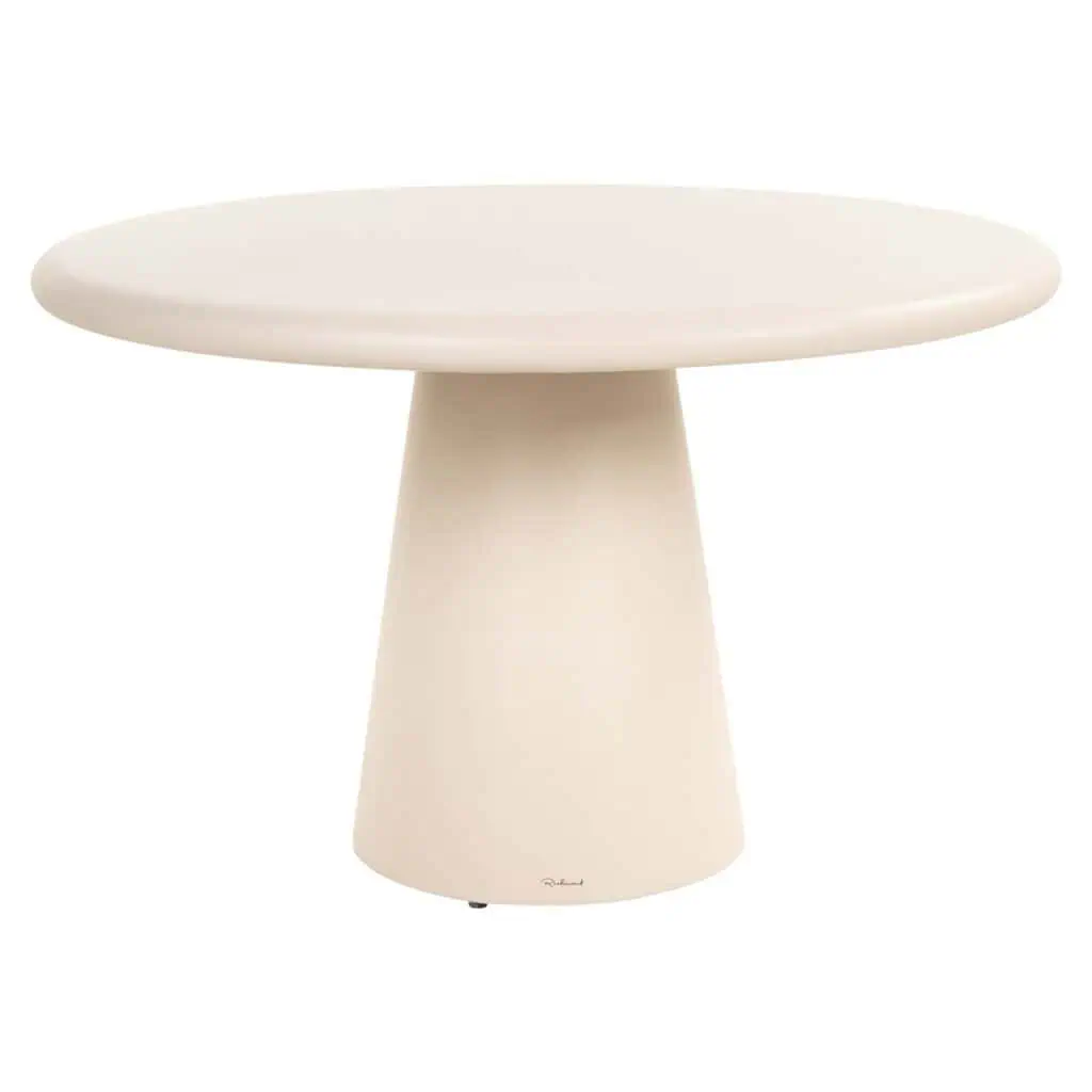 - Outdoor eettafel Urban Bloom sandstone 130Ø